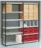 Kerkmann Stora 100 Magazin-Regal Endseite 100x40x225cm schwarz/lichtgrau