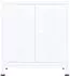 vidaXL Aufbewahrungstruhe Industrial Weiß Stahl 90x40x100cm (339624)