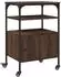 vidaXL Druckerständer 3 Ablagen, braun Eichen-Optik, 50x40x76cm (842295)