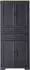 Innostyle Jasmin Aktenschrank 86x204x38cm graphit/Eiche Artisan