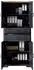 Innostyle Jasmin Aktenschrank 86x204x38cm graphit/Eiche Artisan