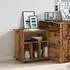 vidaXL Rollcontainer Altholz-Optik 60x45x60cm Holzwerkstoff (856662)