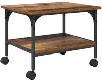 vidaXL Druckerst&auml;nder Altholz 50 x 40 x 38 cm Holzwerkstoff