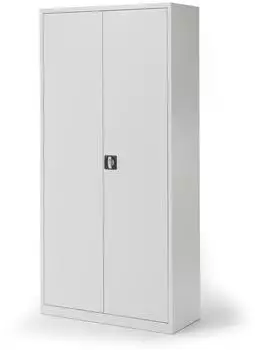 Soennecken Fl&uuml;gelt&uuml;renschrank 195x92x60cm lichtgrau, abschlie&szlig;bar (820205881)
