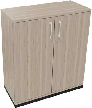 Soennecken Flügeltürenschrank endless 3OH, 100x113,3x44,2cm, anthrazit/Eiche Natur (820113871)