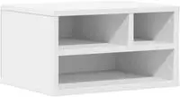 vidaXL Druckerst&auml;nder Wei&szlig; 40x32x22,5 cm Holzwerkstoff