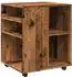 vidaXL Rollschrank Altholz-Optik 60x53x72cm Holzwerkstoff (856658)
