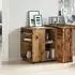 vidaXL Rollschrank Altholz-Optik 60x53x72cm Holzwerkstoff (856658)