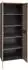 Innostyle Memphis Aktenschrank 2-türig, Eiche Artisan/Graphit, 75x197x38cm (GH01)