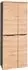 Innostyle Memphis Aktenschrank 2-türig, Eiche Artisan/Graphit, 75x197x38cm (GH01)