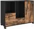 Relaxdays Rollcontainer 2 Schubladen & 4 Fächer, 90x35x70cm (10052416_1509)