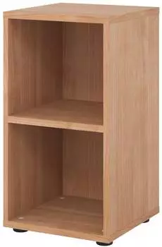 Hammerbacher Regal 924RE schmal 2OH, 40x40x74,8cm, nussbaum (V924RE/N)