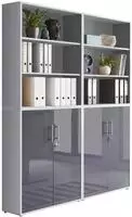 abschliessbarer Aktenschrank B&uuml;roschrank Schrankwand B&uuml;rom&ouml;bel Regal Office