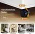 SoBuy Druckertisch mit Rollen und Schubladen, 60x30x60cm (FBT130-WN)