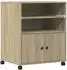 vidaXL Druckerständer mit Rollen Sonoma-Eiche 60x48x74cm (840634)