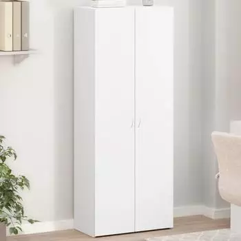 vidaXL Aktenschrank wei&szlig; 60x32x153cm Holzwerkstoff (3276644)