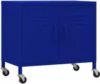 vidaXL Lagerschrank Marineblau 60x35x56 cm Stahl