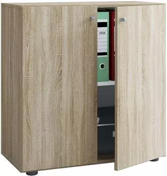 VCM Lona Universalschrank 2 Dreht&uuml;ren, Sonoma-Eiche
