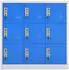 vidaXL Schließfachschrank hellgrau und blau 90x45x92,5cm Stahl (336441)