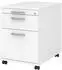 bümö Rollcontainer mit Hängeregistratur, weiß, abschließbar (BU-AC20-W-W-CE)