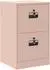 vidaXL Aktenschrank rosa, kaltgewalzter Stahl, 45,5x42x74,5cm (891611)