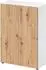 bümö Aktenschrank 3 Ordnerhöhen weiß/Asteiche (BU-4550-W-R-BM)
