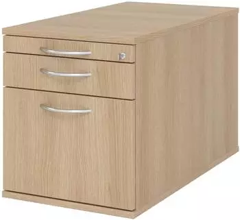b&uuml;m&ouml; Rollcontainer mit H&auml;ngeregistratur, Eiche, abschlie&szlig;bar (BU-TC20-E-E-BM)