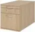 bümö Rollcontainer mit Hängeregistratur, Eiche, abschließbar (BU-TC20-E-E-BM)