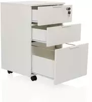 Rollcontainer / Schreibtischcontainer Davik Wei&szlig; Hjh Office