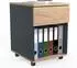 VCM Dalosa Rollcontainer 1 Schublade, Holz, anthrazit/Honig-Eiche (918333)
