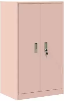 vidaXL Aufbewahrungsschrank rosa, Stahl, 60x40x90cm (891731)