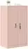 vidaXL Aufbewahrungsschrank rosa, Stahl, 60x40x90cm (891731)