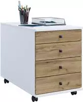 Rollcontainer B&uuml;rocontainer Schublade Lona 75 cm