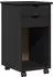 vidaXL Rollschrank Massivkiefer schwarz 34x39x65,5cm