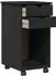 vidaXL Rollschrank Massivkiefer schwarz 34x39x65,5cm