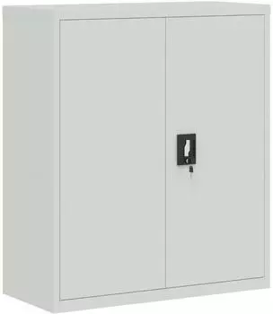 vidaXL Aktenschrank Stahl hellgrau 90x40x105cm
