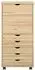 vidaXL Rollschrank 53x39x103cm Massivholz Kiefer, braun (42032395)