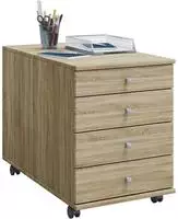 Rollcontainer B&uuml;rocontainer Schublade Lona 75 cm