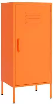 vidaXL Lagerschrank 42,5x35x101,5cm Stahl, orange (336192)
