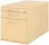 bümö Rollcontainer mit Hängeregistratur, Ahorn, Bogengriff (BU-TC20-3-3-BM)