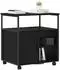 vidaXL Büroschrank mit Ladestation, schwarze Eiche, 61x46x67cm (859830)