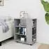vidaXL Rollschrank betongrau 60x35x75cm Holzwerkstoff (808453)
