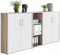 abschliessbare Regalwand Aktenschrank B&uuml;roschrank Schrankwand B&uuml;rom&ouml;bel Regal