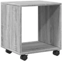 vidaXL Rollschrank Grau Sonoma 37x33x42,5 cm Holzwerkstoff