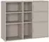 en.casa Kliri Aktenschrank Stahl 9 Fächer 100x32x81cm kamelfarben (89540124)
