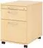 bümö Rollcontainer mit Hängeregistratur, Holzwerkstoff, Ahorn (BU-AC20-3-3-BM)