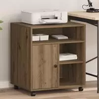 vidaXL Druckerst&auml;nder Artisan-Eiche 60 x 50 x 67 cm Holzwerkstoff