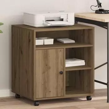 vidaXL Druckerständer Artisan-Eiche 60x50x67cm Holzwerkstoff (862283)