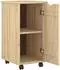 vidaXL Rollcontainer Massivholz Kiefer 34x39x65,5cm