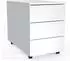 VCM Dalosa Rollcontainer 3 Schubladen, weiß, 39x70x55cm (Dalosa703SB)